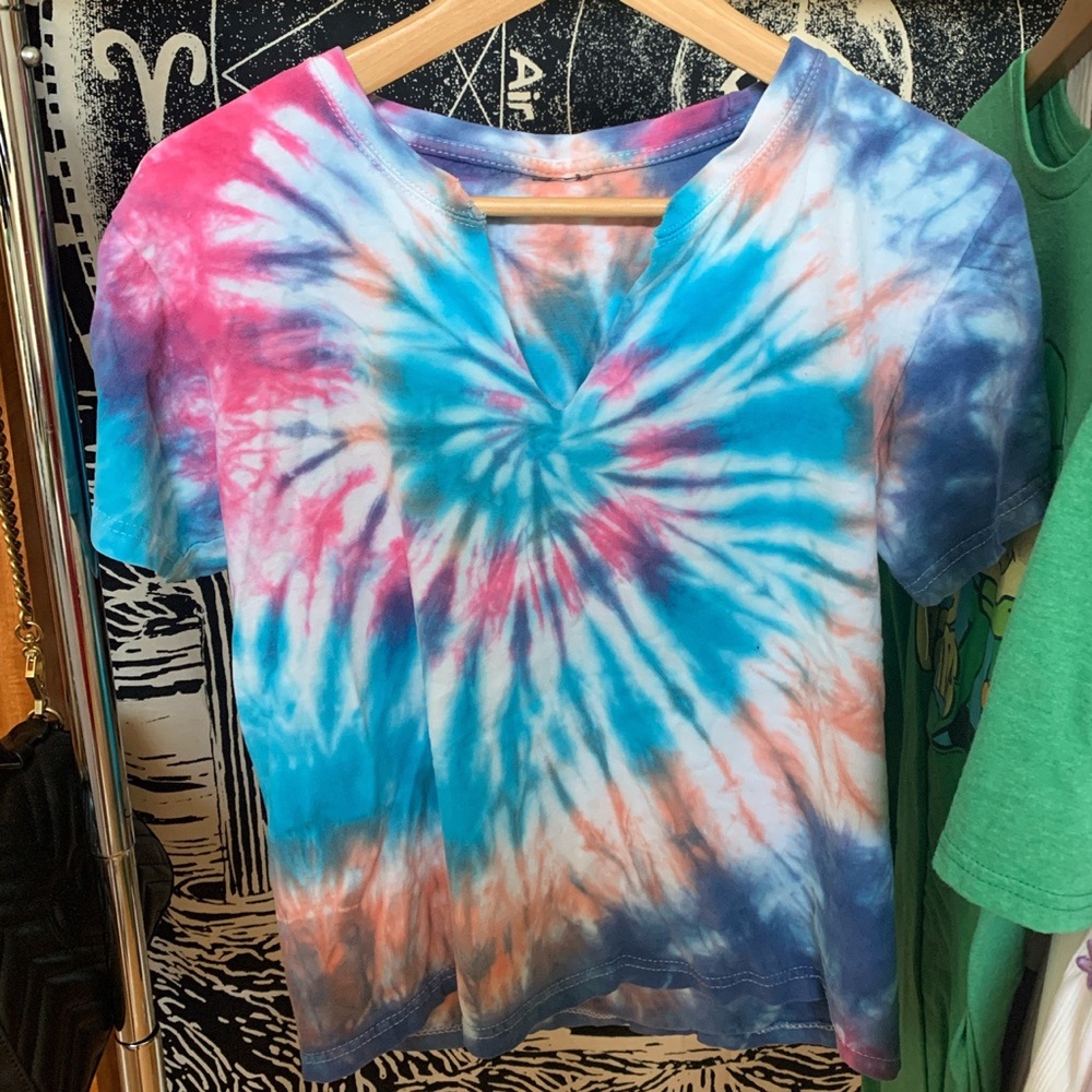 handmade tie dye t-shirt